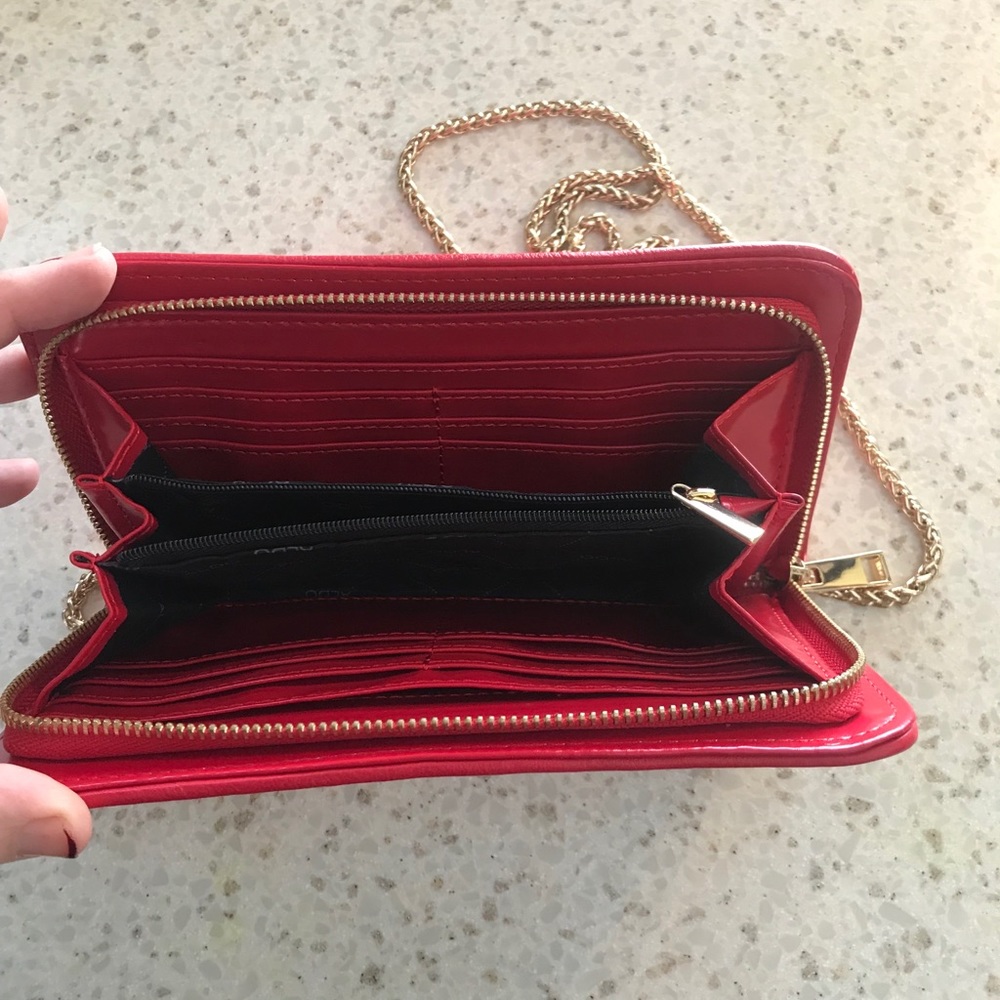Cute Red Aldo Clutch - Picture 3 of 3